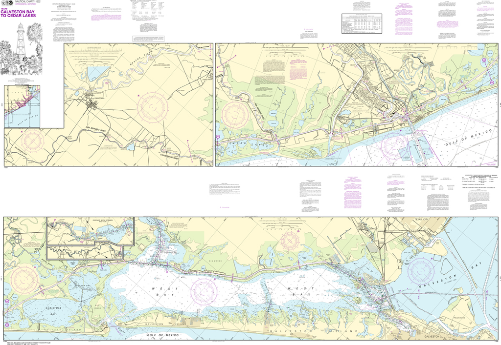 POD NOAA Charts for the Intercoastal Waterway Captain's Nautical