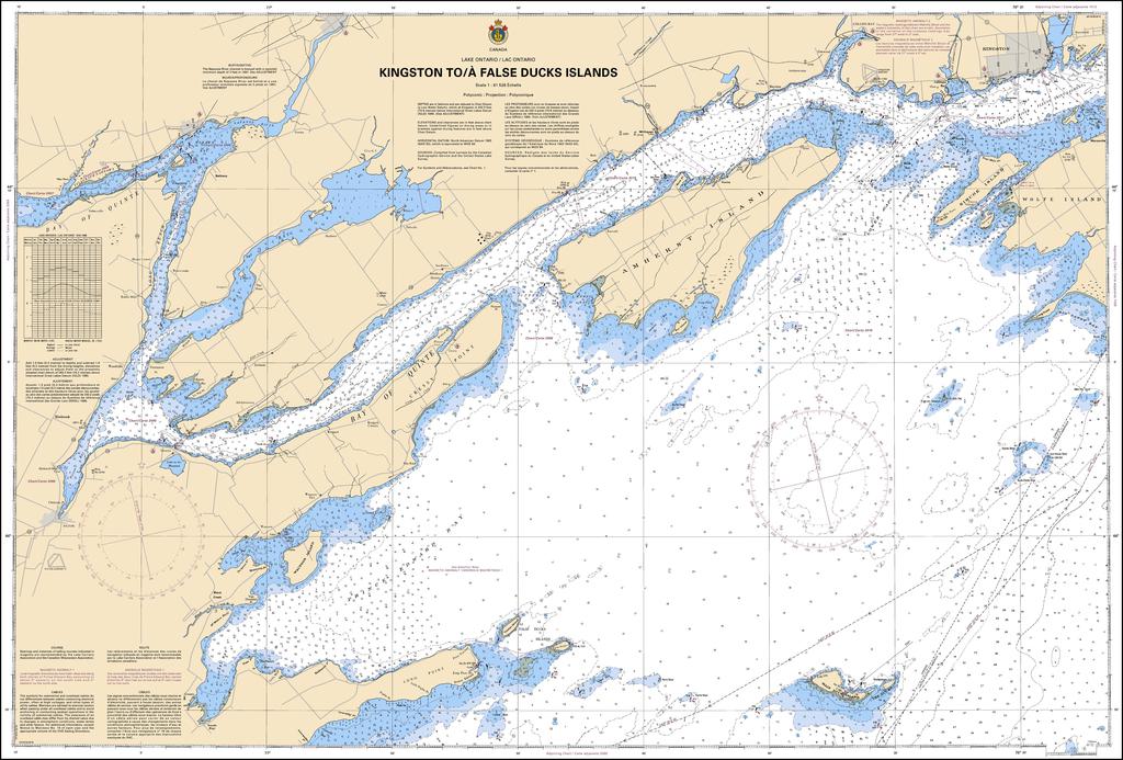 CHS Chart 2064: Kingston to/à False Duck Islands - Captain's Nautical ...