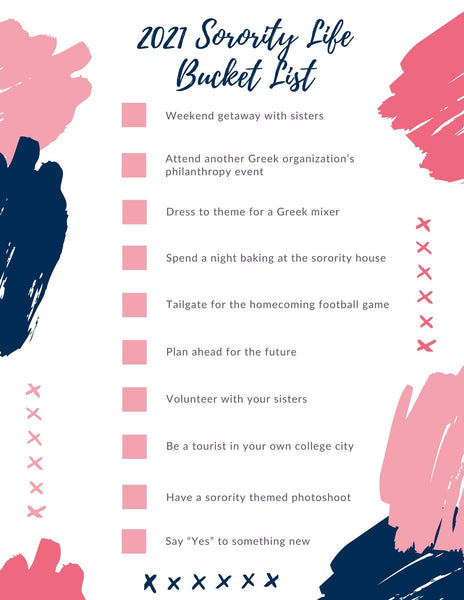 Bucket List checklist