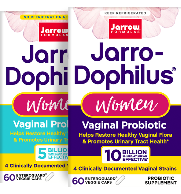 Picture of Jarro Dophilus Women boxes, one with 5 billion and one with 10 billion