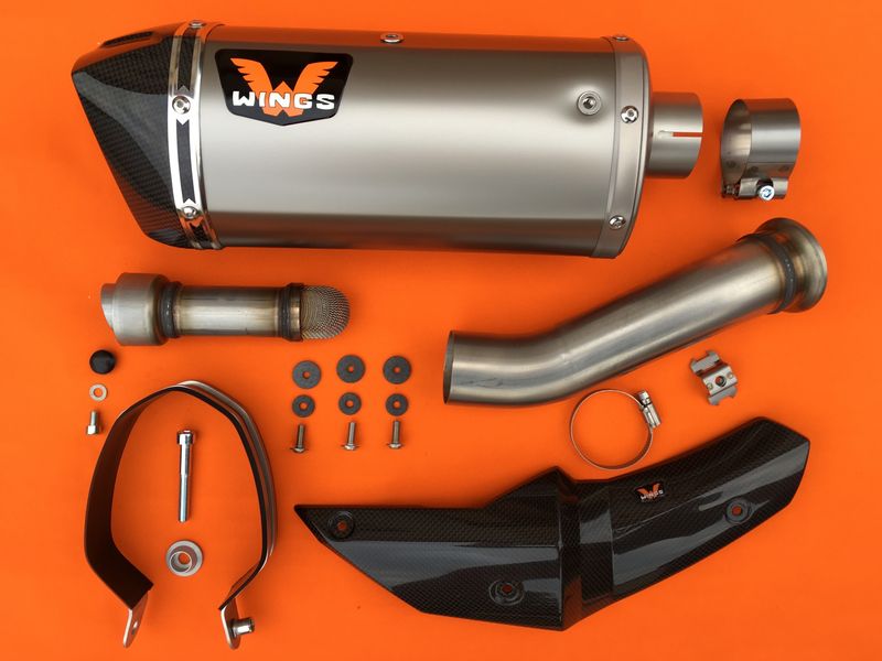 Wings Slip-on Exhaust KTM 790 Duke 2018