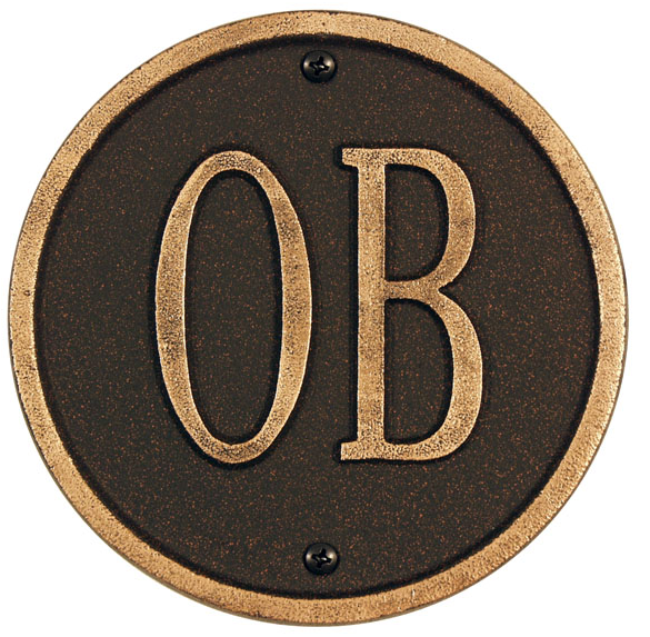 Eagle Oval Lawn Address Plaque