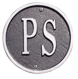 Eagle Oval Lawn Address Plaque