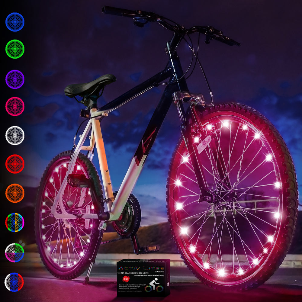 Led Bike Rear Light, Waterproof Cycling Tail Lights With Red Parallel ...