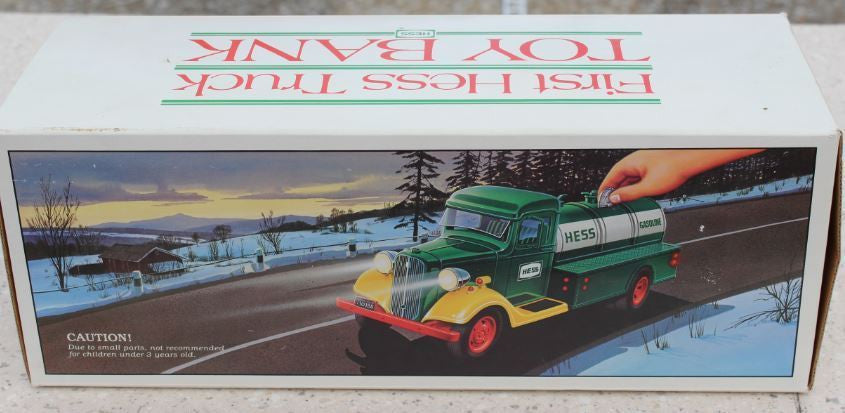 first hess truck toy bank