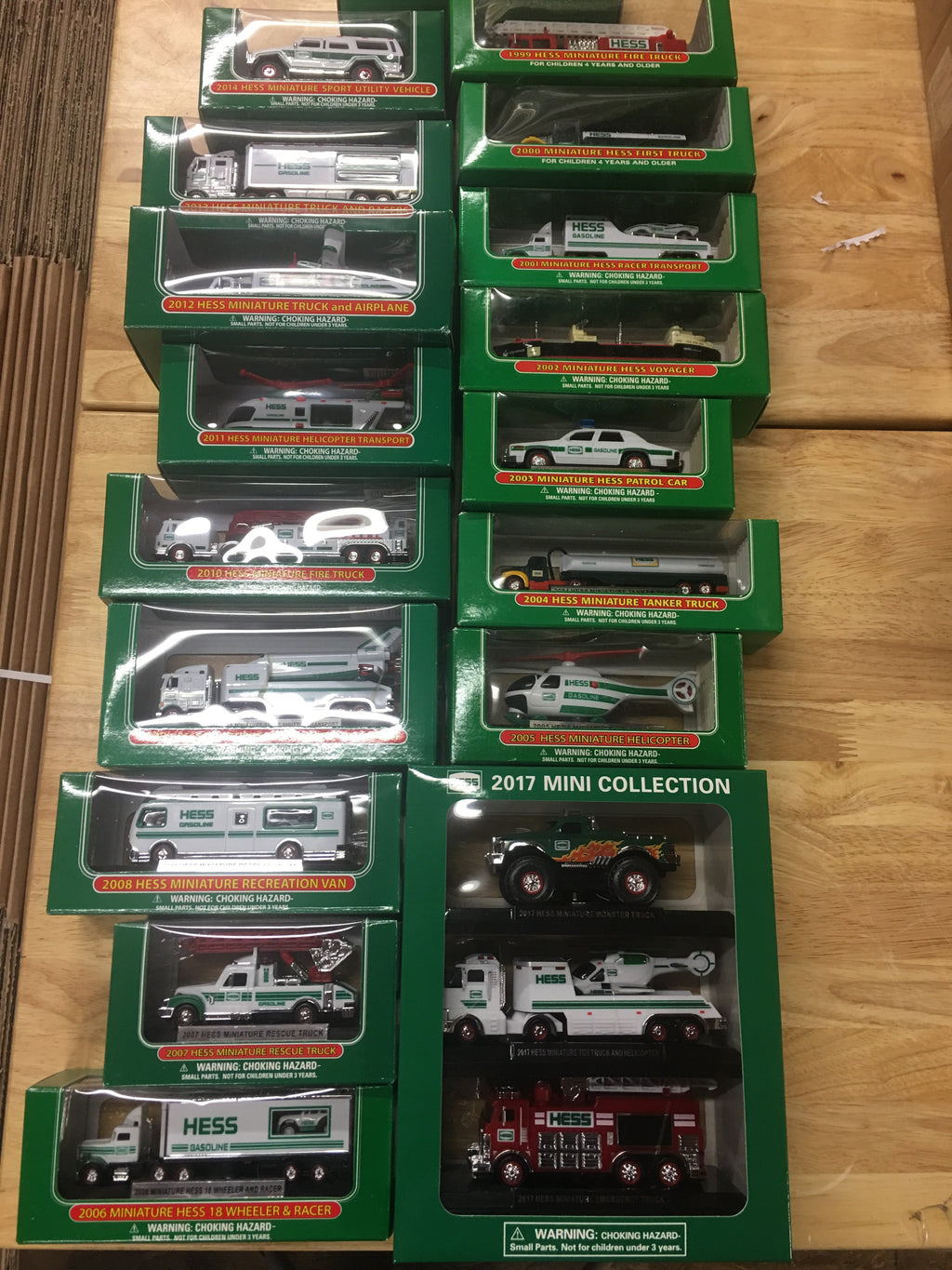 miniature hess trucks