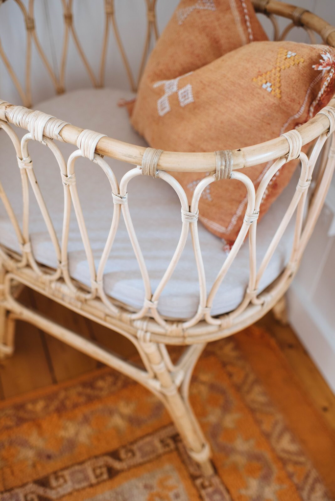 Coco Doll Rattan Rocking Bassinet