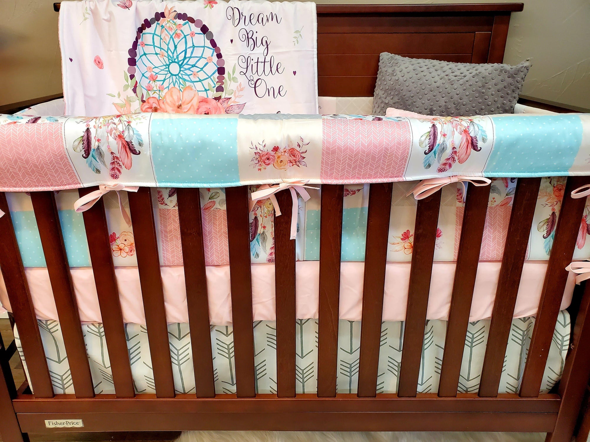 dream big little one dream catcher crib bedding