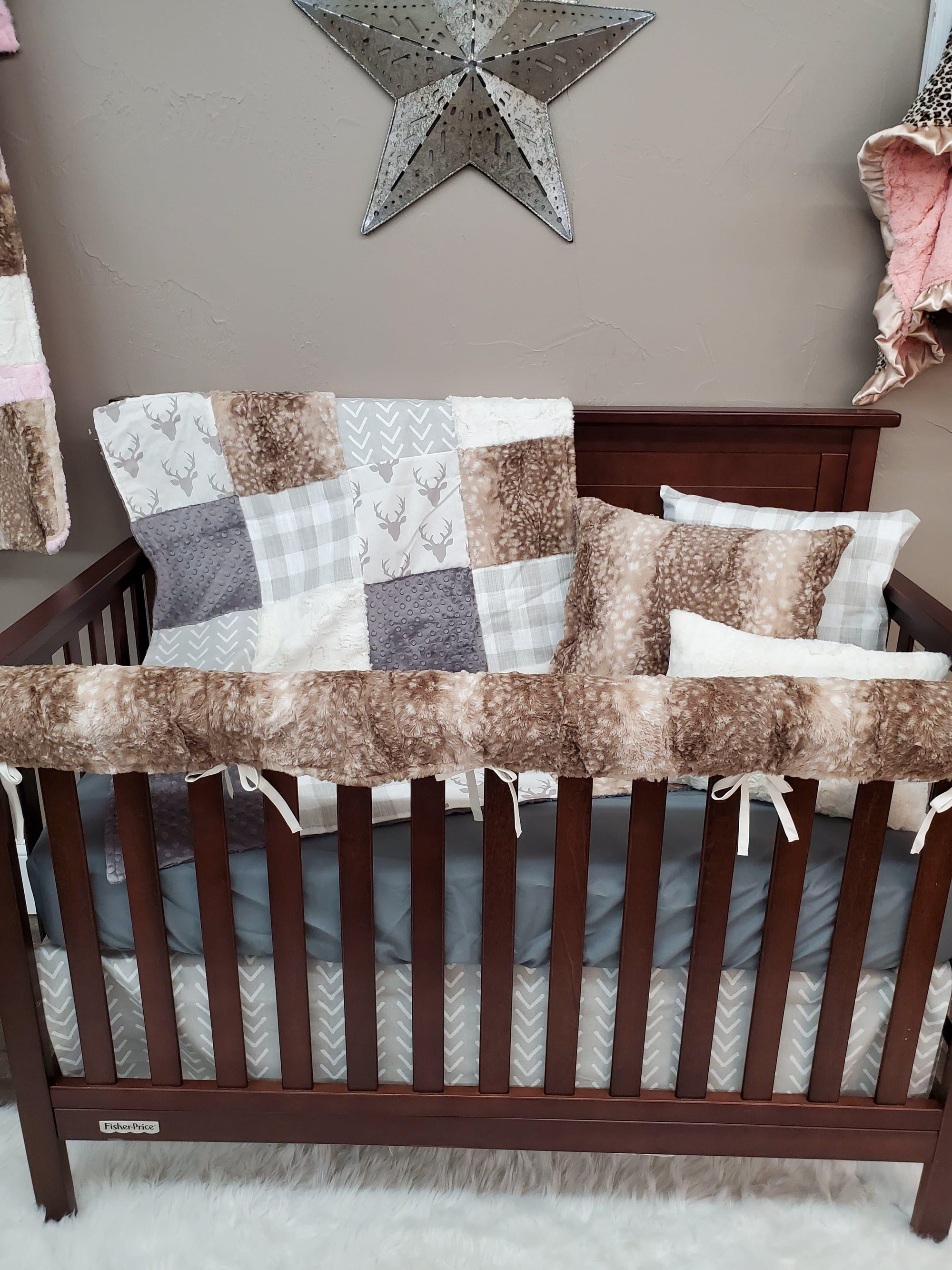 neutral crib bedding