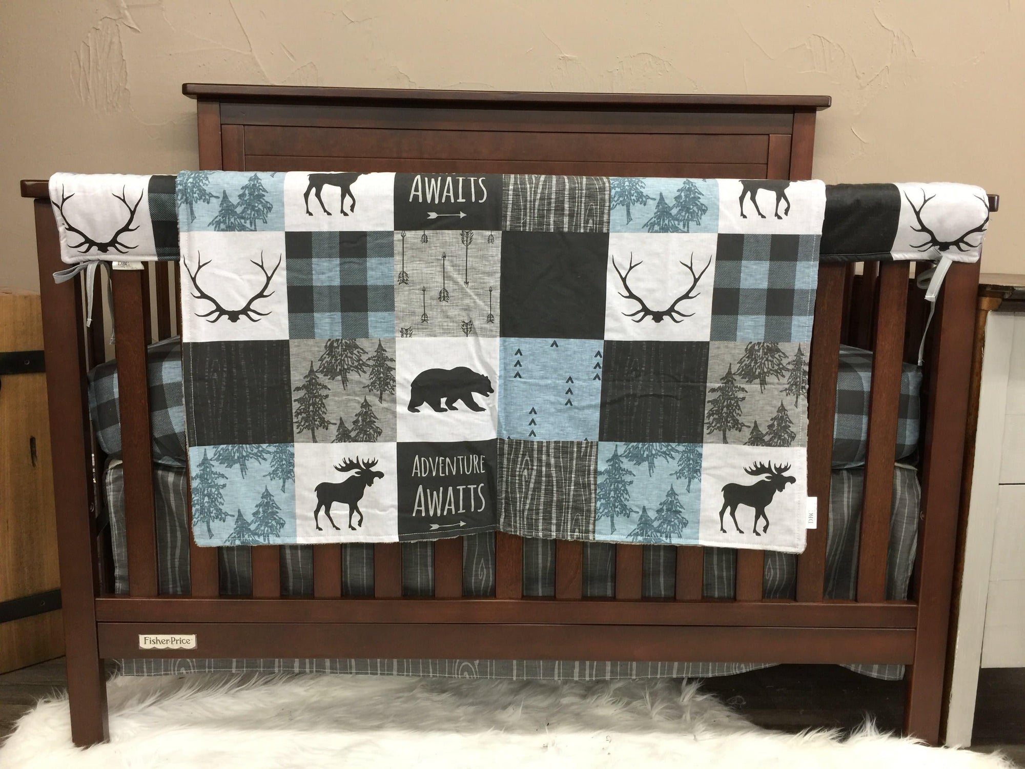 adventure crib bedding