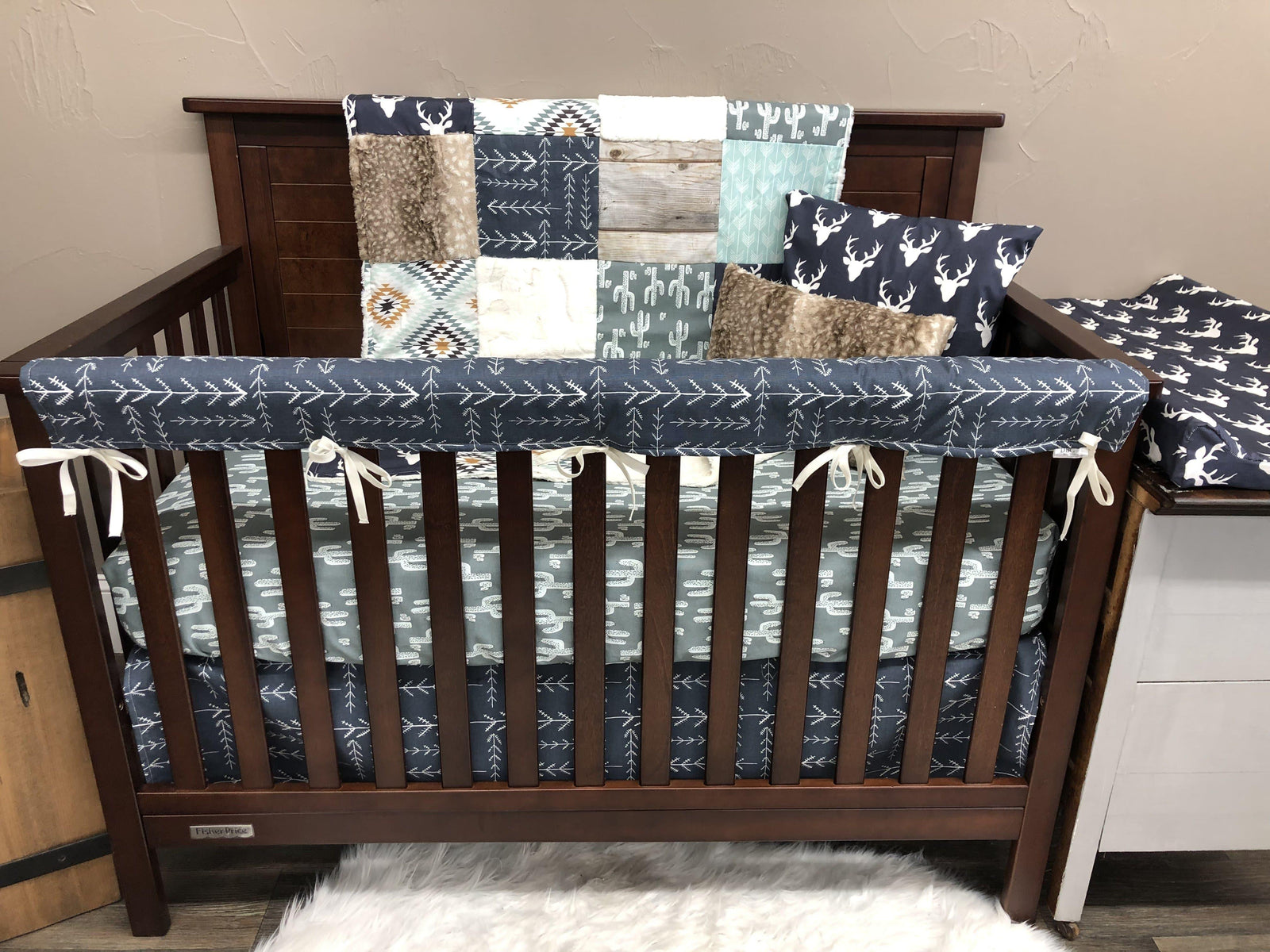 baby boy cactus bedding