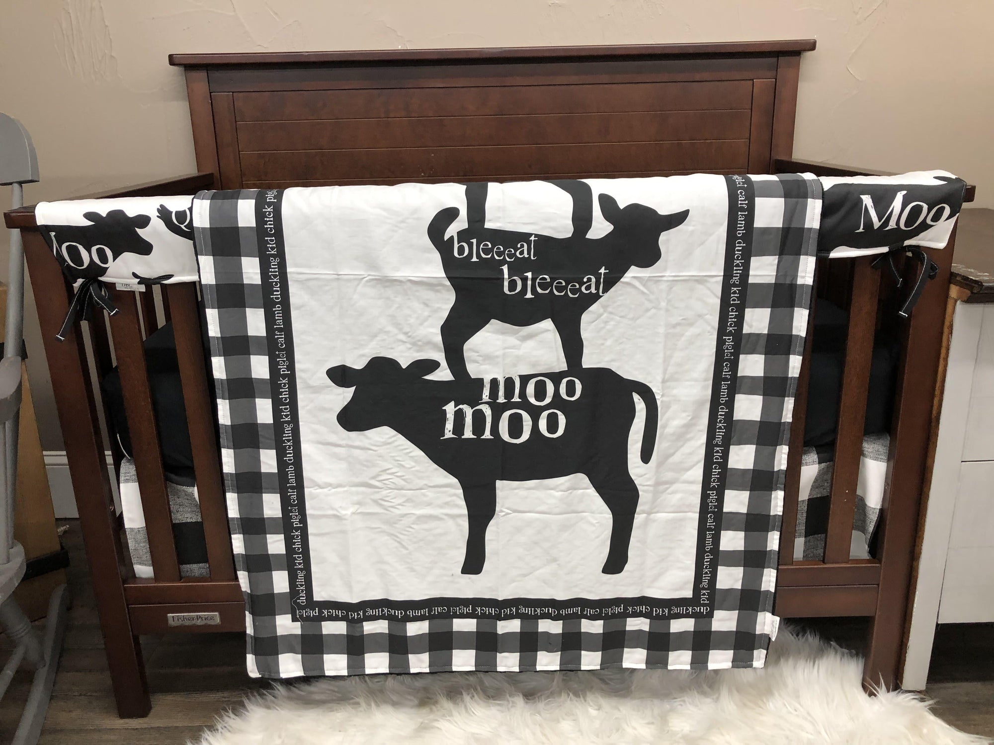 pig baby bedding