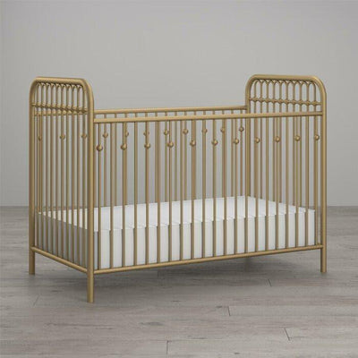 gold baby crib