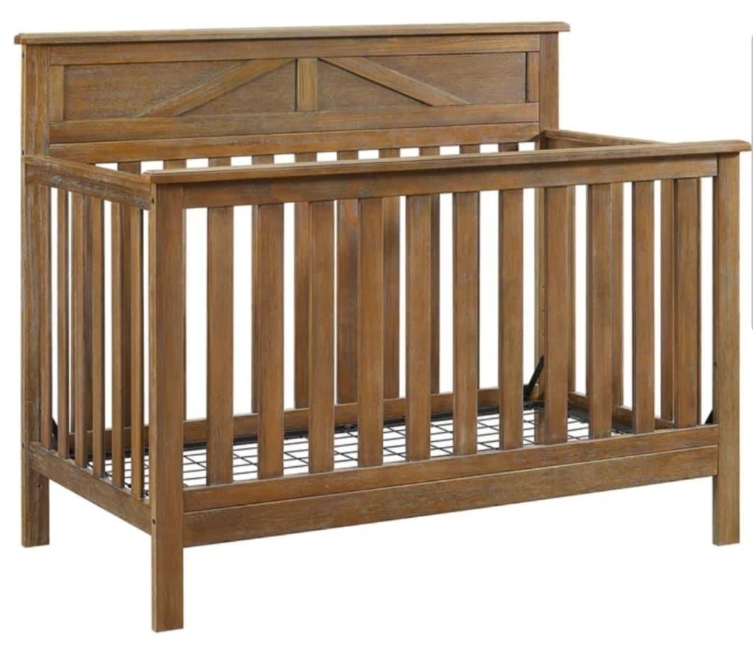 barn door baby crib