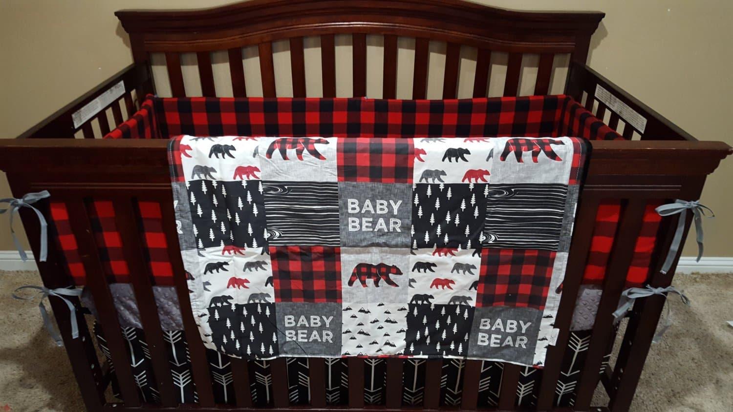 buffalo baby bedding