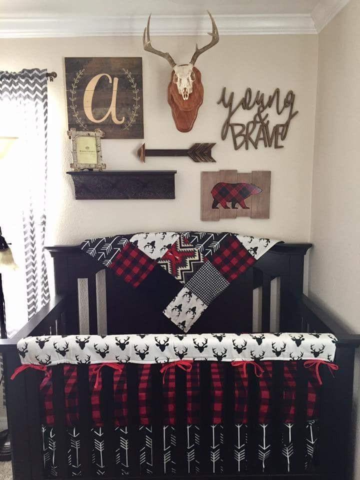 deer crib bedding for boy