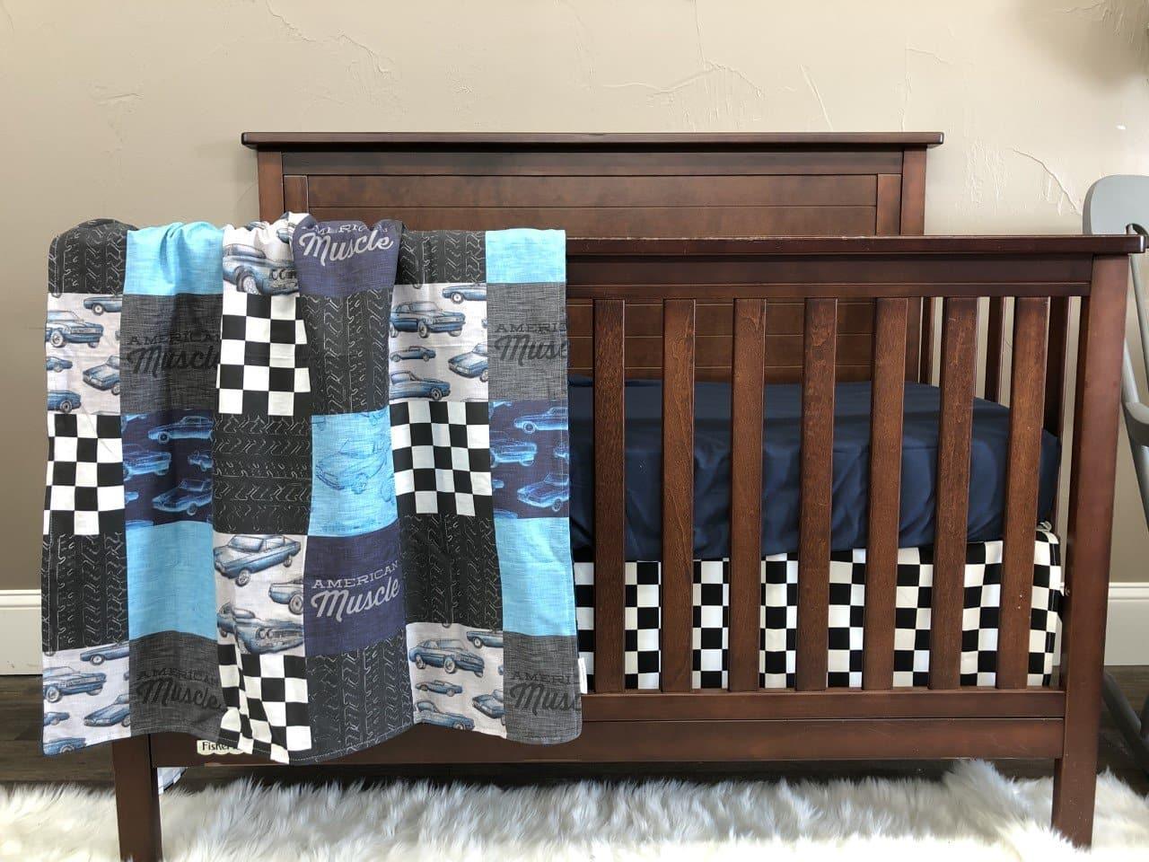 baby boy race car nursery