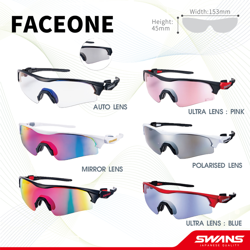 Faceone Collection Swans eyewear : Japanese quality