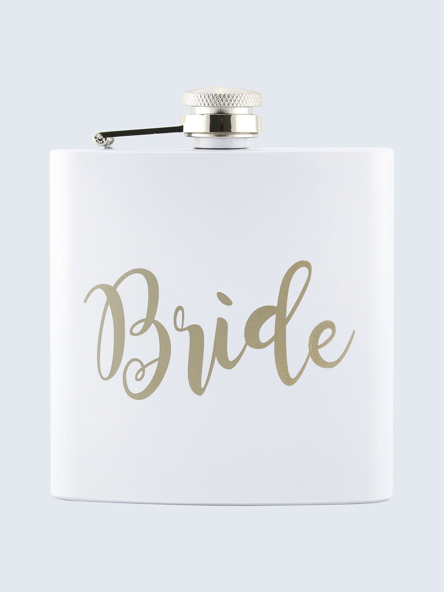 Bride Wedding Gift Laser Engraved Stainless Steel Hip