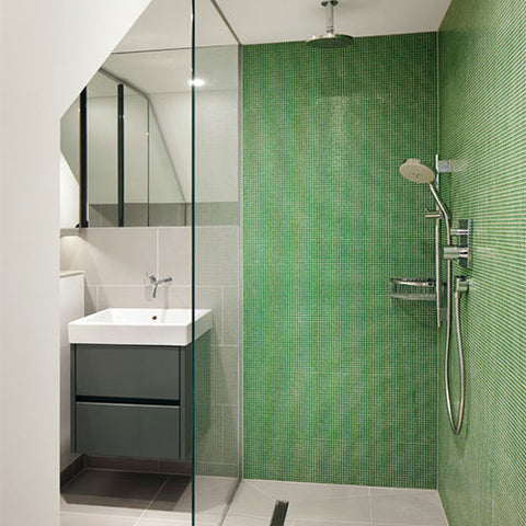 green bathroom ideas-Hapilife blog