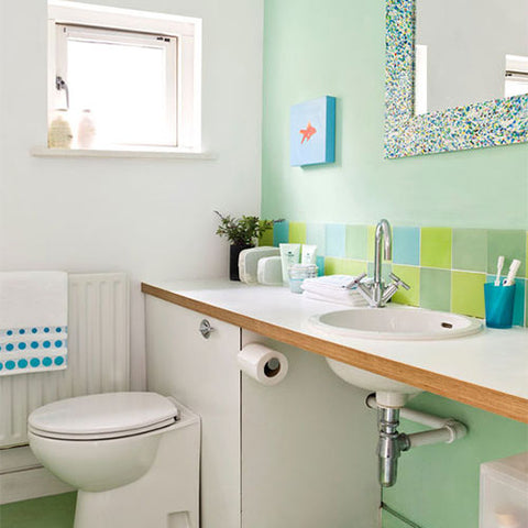 green bathroom ideas-Hapilife blog