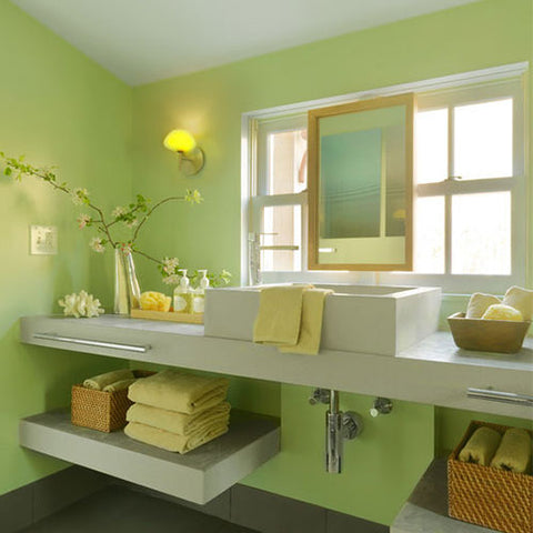 green bathroom ideas-Hapilife Blog