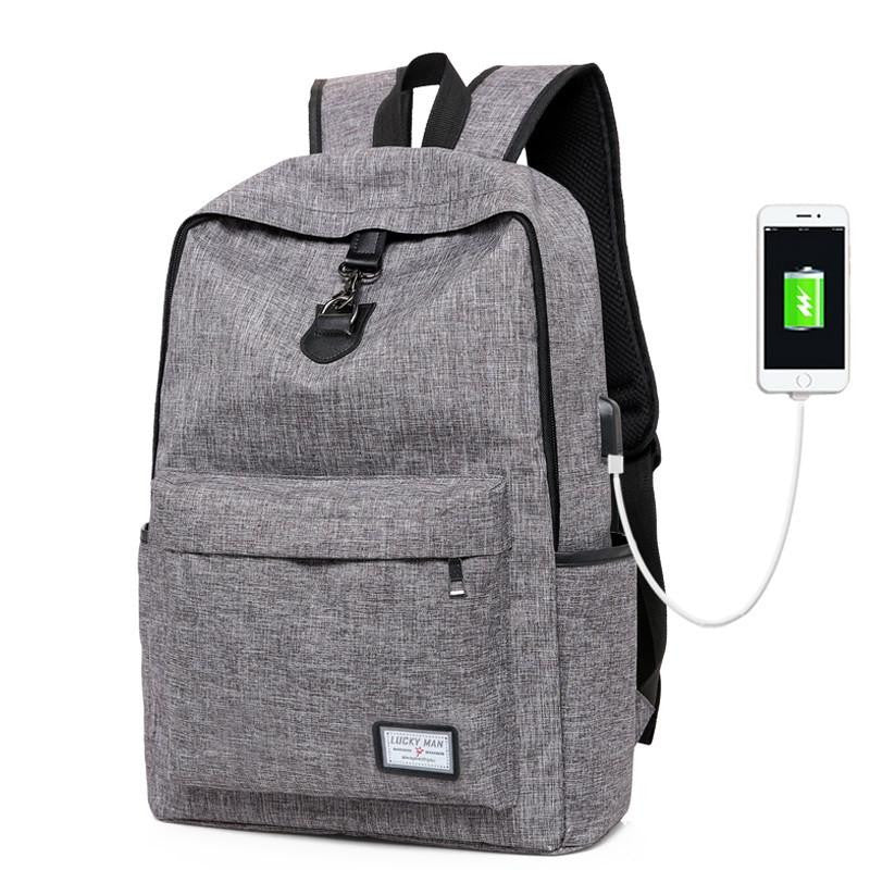 New Design USB Charging Men's Backpacks Male Casual Travel women Teena ...