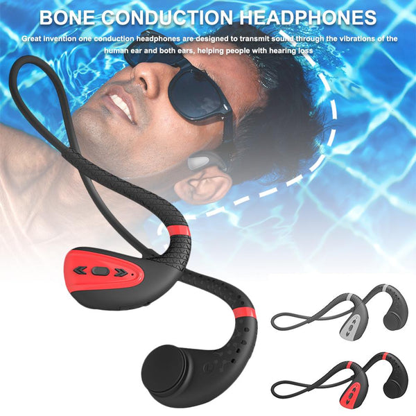 New Bone Conduction Bluetooth 50 Headset Stereo Ipx 8 Waterproof Spor Smart Moderns