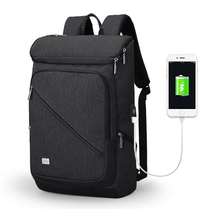 New Design Light USB Recharging Business Fit  Backpack for 15.6 inches Laptop Short Distance Travel Bag