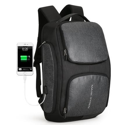 New Smart USB Charging Men's Backpack Bag for 15.6 Inch Laptop Backpac