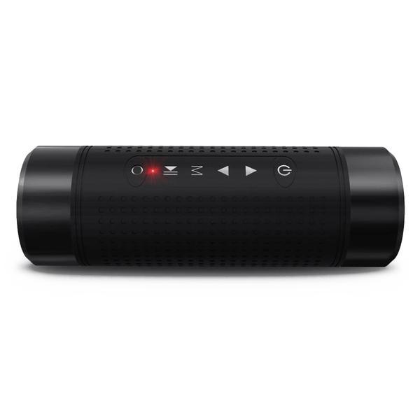 New 5200mAh Outdoor Wireless Bluetooth Waterproof Bicycle Portable Subwoofer Bass Speakers With LED Light Power Bank