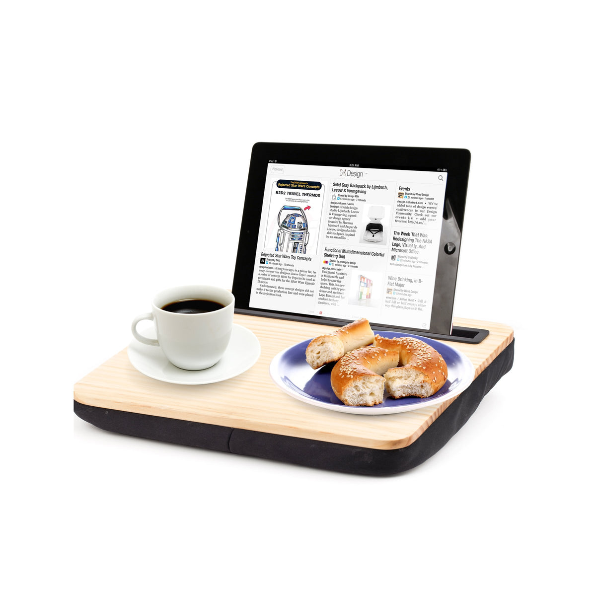 Ibed Lap Desk Wood Tablet Kikkerland Retail Bv