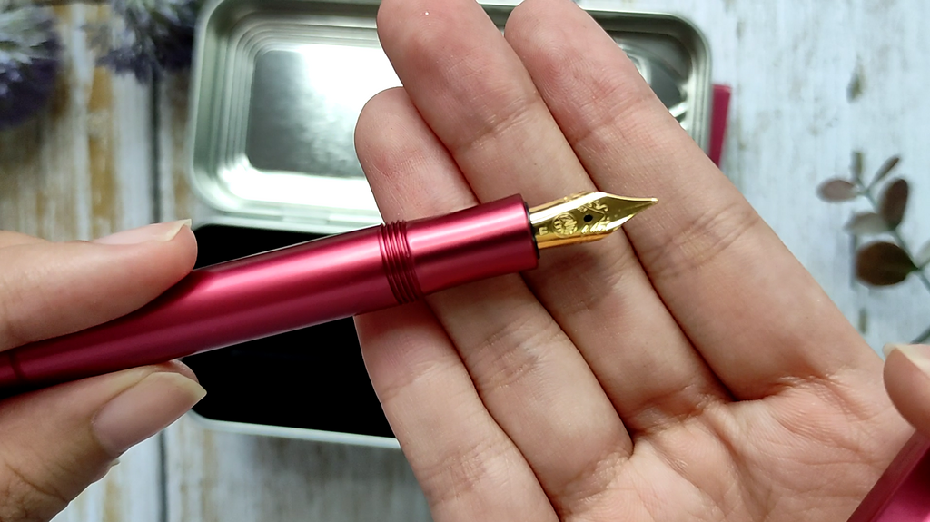 Kaweco Collection AL Sport Fountain Pen - Ruby - Broad Nib