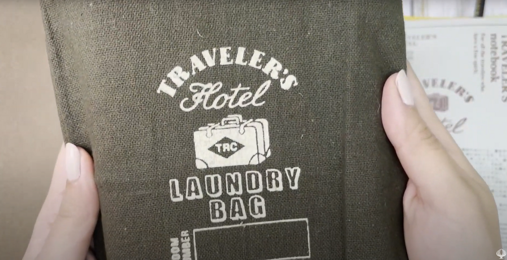 Traveler's Hotel Limited Edition Dark Olive Green Cotton Bag