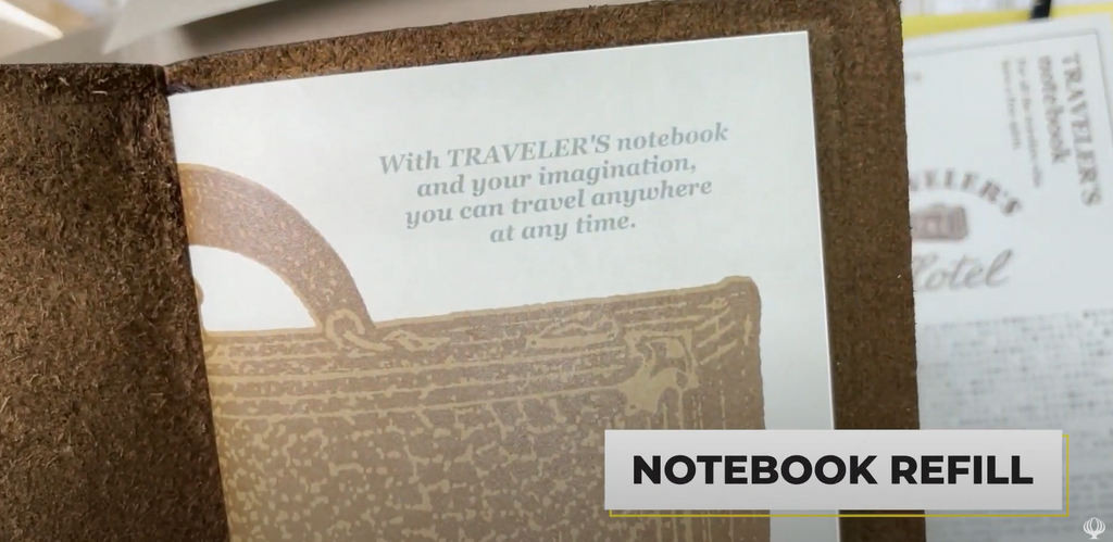 Traveler's Hotel Limited Set - Notebook Refill Front Page Cover 