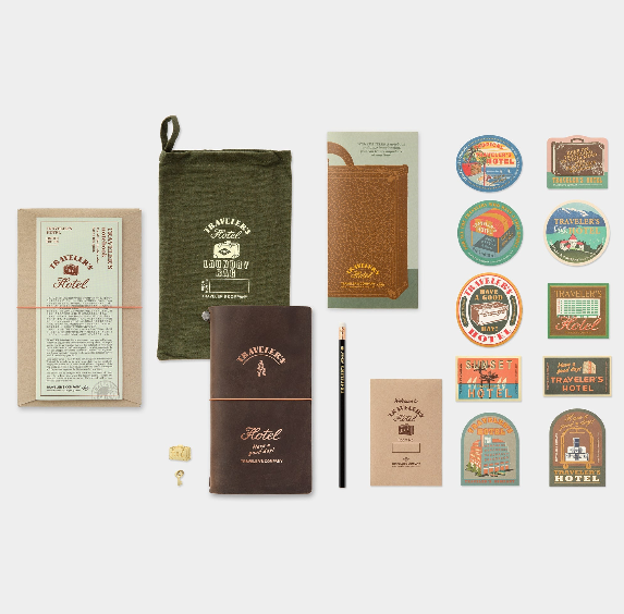 Traveler's Notebook Limited Set Hotel (Regular Size), Traveler's Company, Notebook Set, travelers-notebook-limited-set-hotel-regular-size, TRC limited,