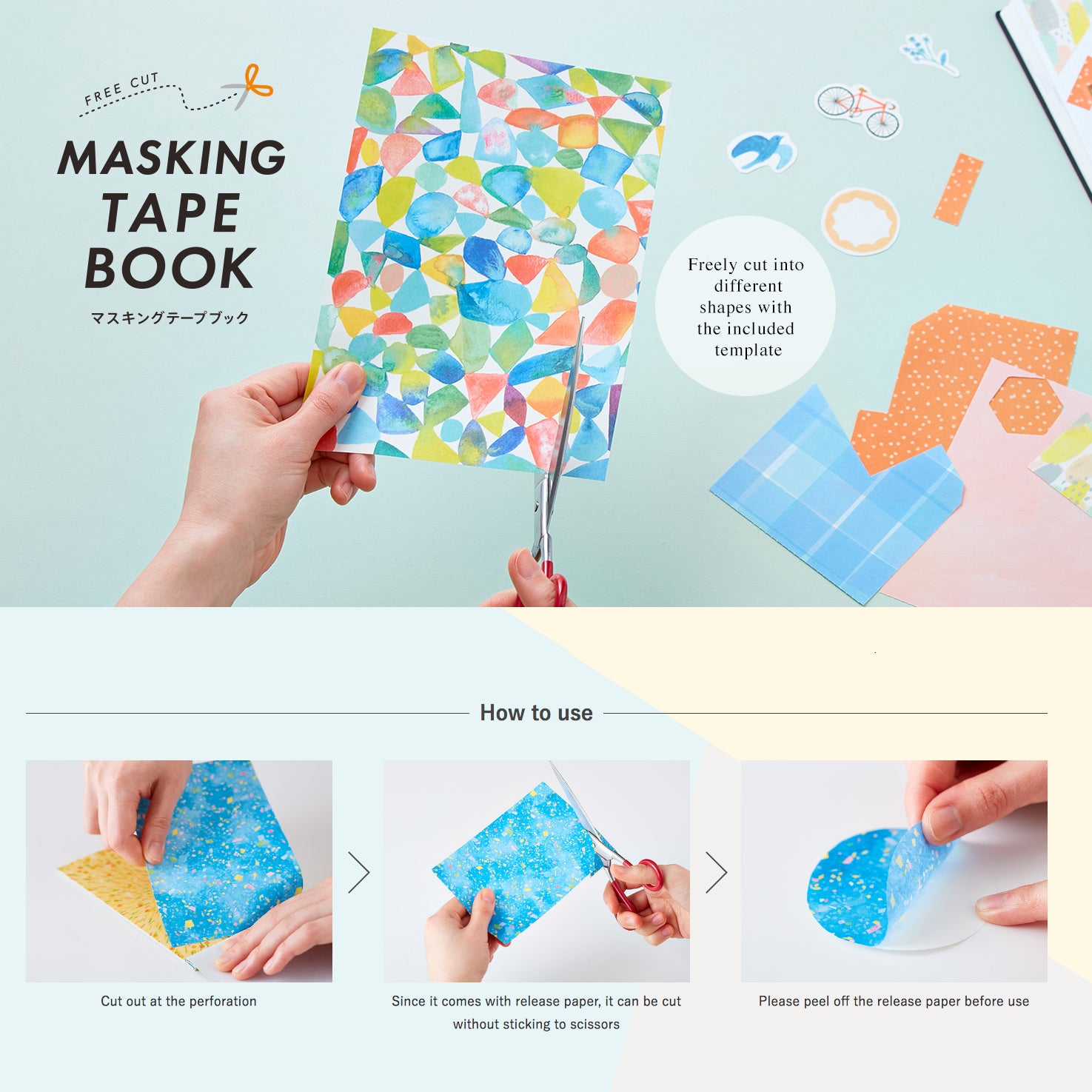 So verwenden Sie das Masking Tape Book