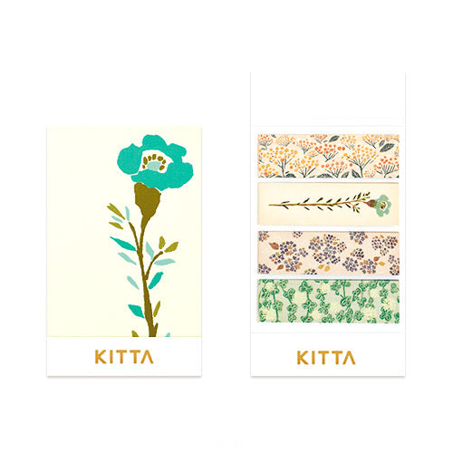 KITTA Washi Tape Flower 4, KITTA, Washi Tape, kitta-washi-tape-flower-4, For Crafters, washi tape, Cityluxe