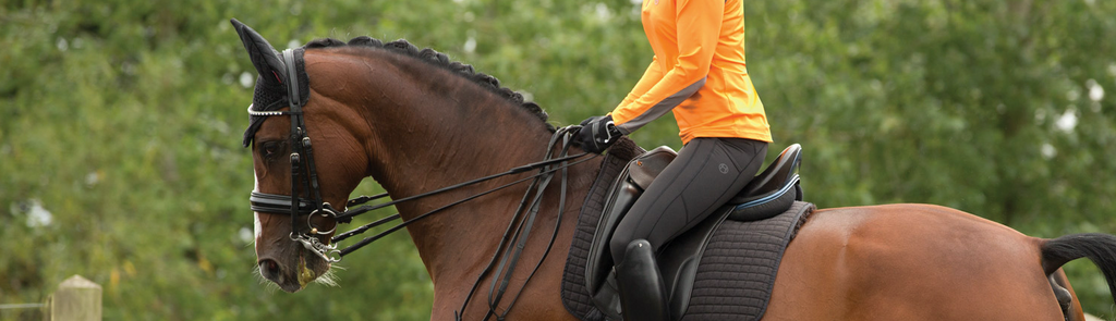 Equetech fly cap, saddle cloth and riders clothing