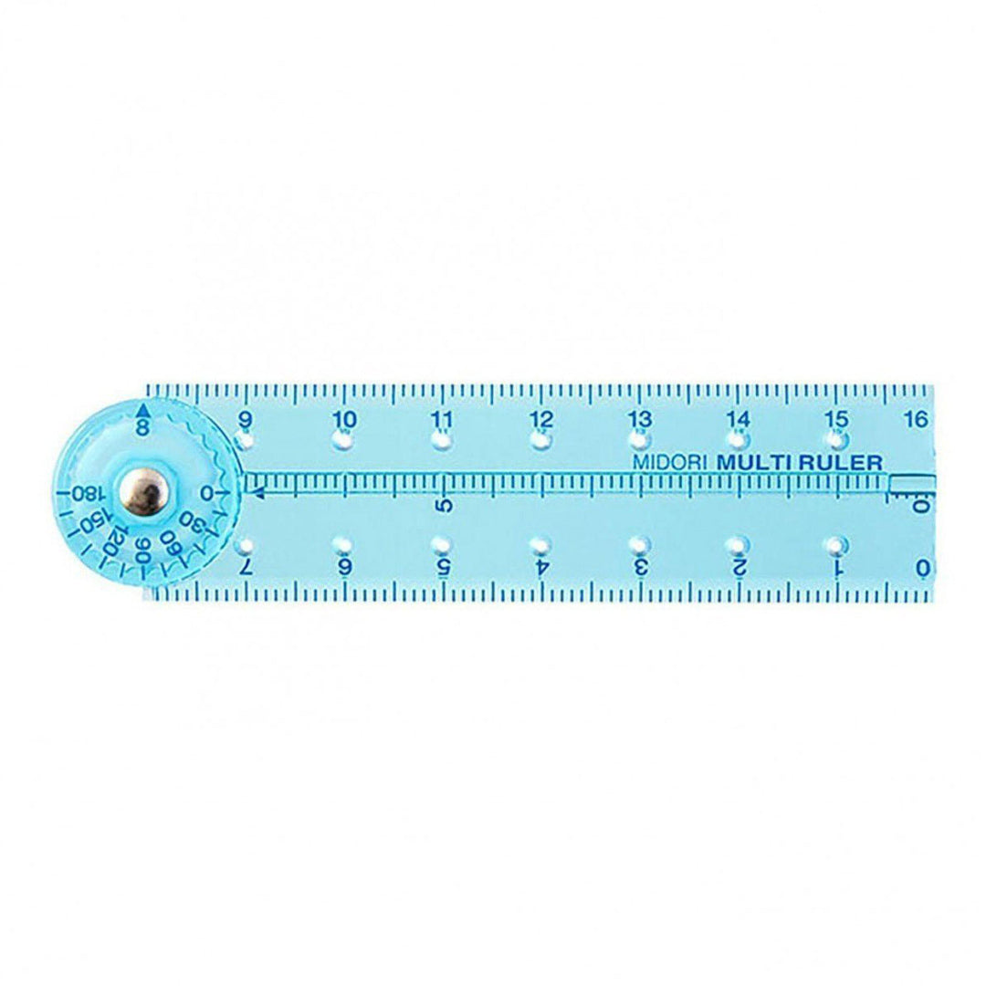 Multi Ruler 16cm Pink