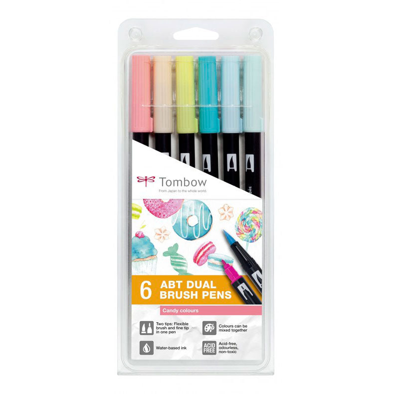 Tombow Blended Lettering Set of 10 Blended ABT Dual Brush Cozy