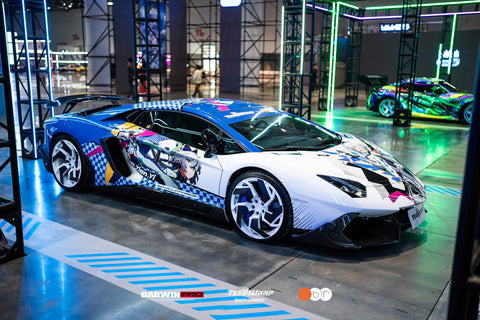 Car wrap for Lamborghini