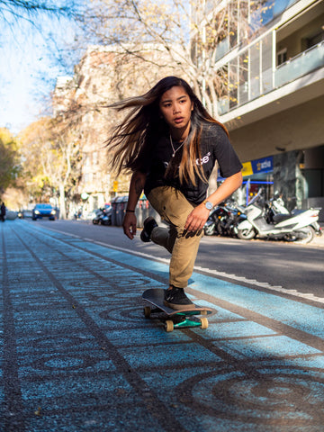 Orapan skating in Barcelona