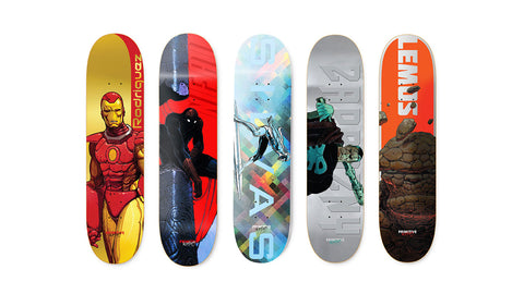 Primitive x Moebius x Marvel boards