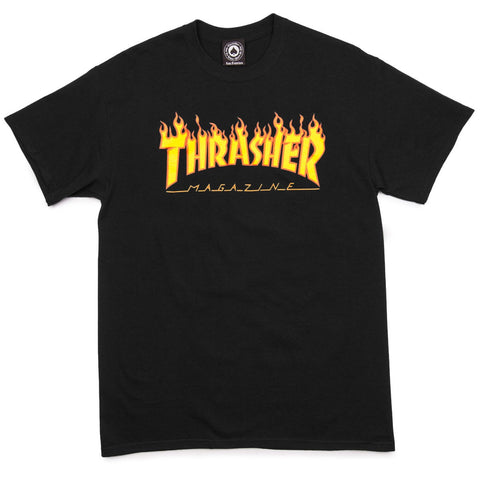 Thrasher flame black