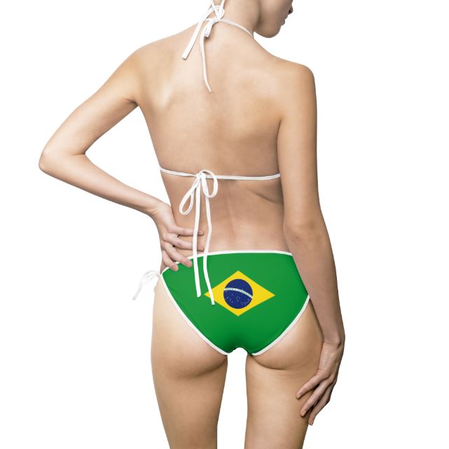 Brazil Bikini Swimsuit (Full Set) Size:M • 40 singles thread weight