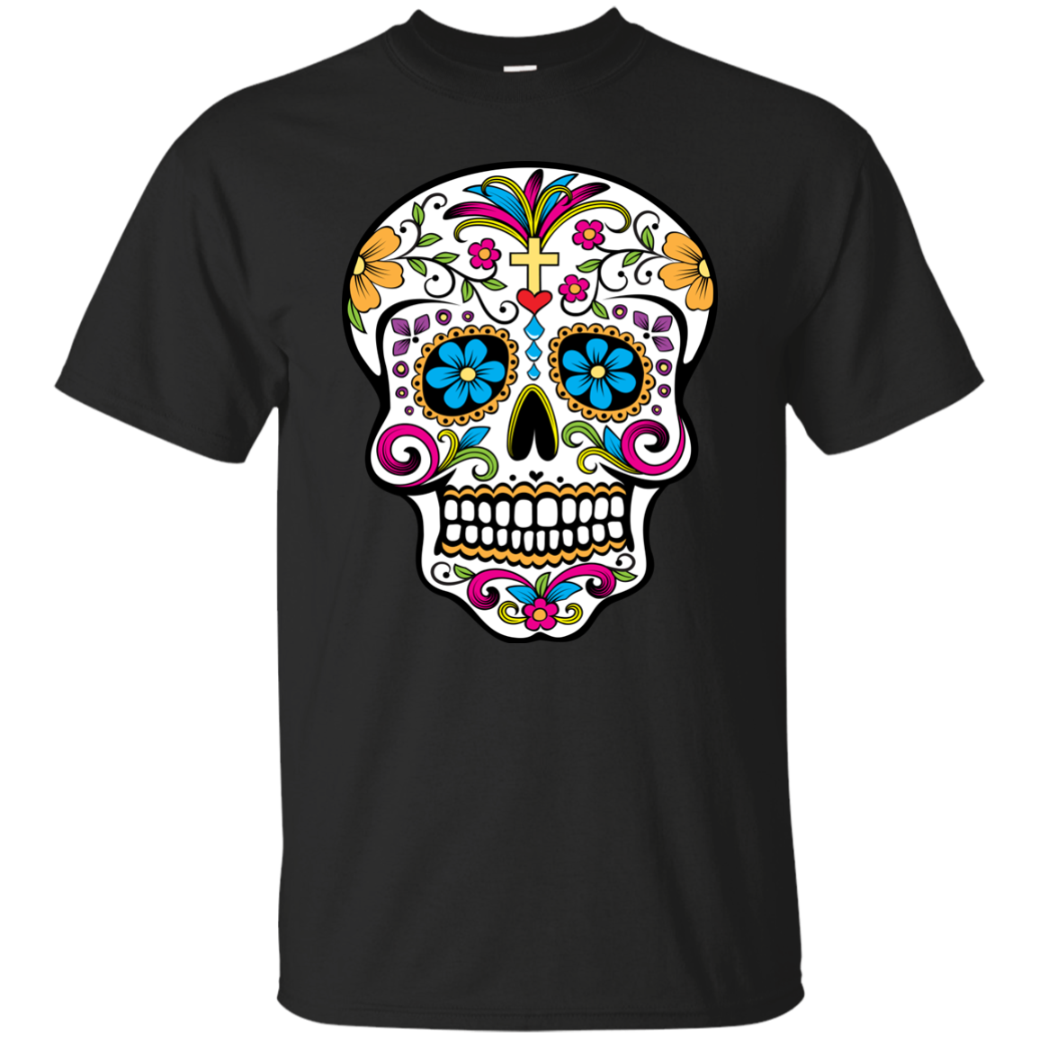 day-of-the-dead-sugar-skull-shirt-skeleton-t-shirts-ifrogtees