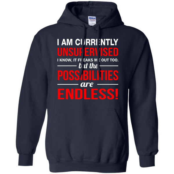 I am currently unsupervised shirt, hoodie, sweater - iFrogTees