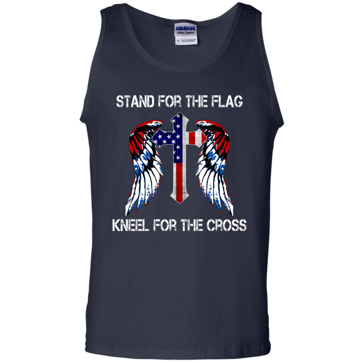 Stand For The Flag Kneel For The Cross Shirt Hoodie Tank Ifrogtees