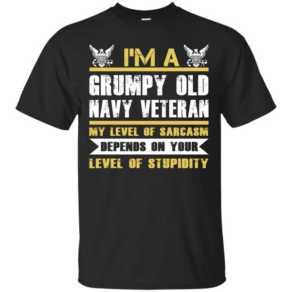 I'm A Grumpy Old Navy Veteran shirt, tank, sweater - iFrogTees
